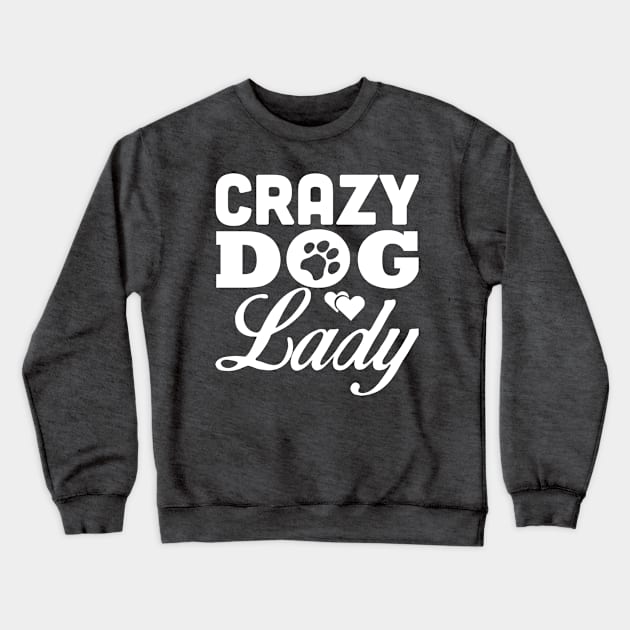 Crazy Dog Crewneck Sweatshirt by nektarinchen